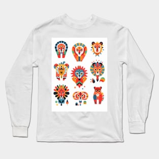 Majestic Leo Zodiac Design Long Sleeve T-Shirt